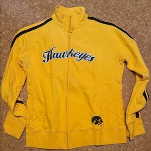 Yellow Hawkeyes Women's Jacket zip up